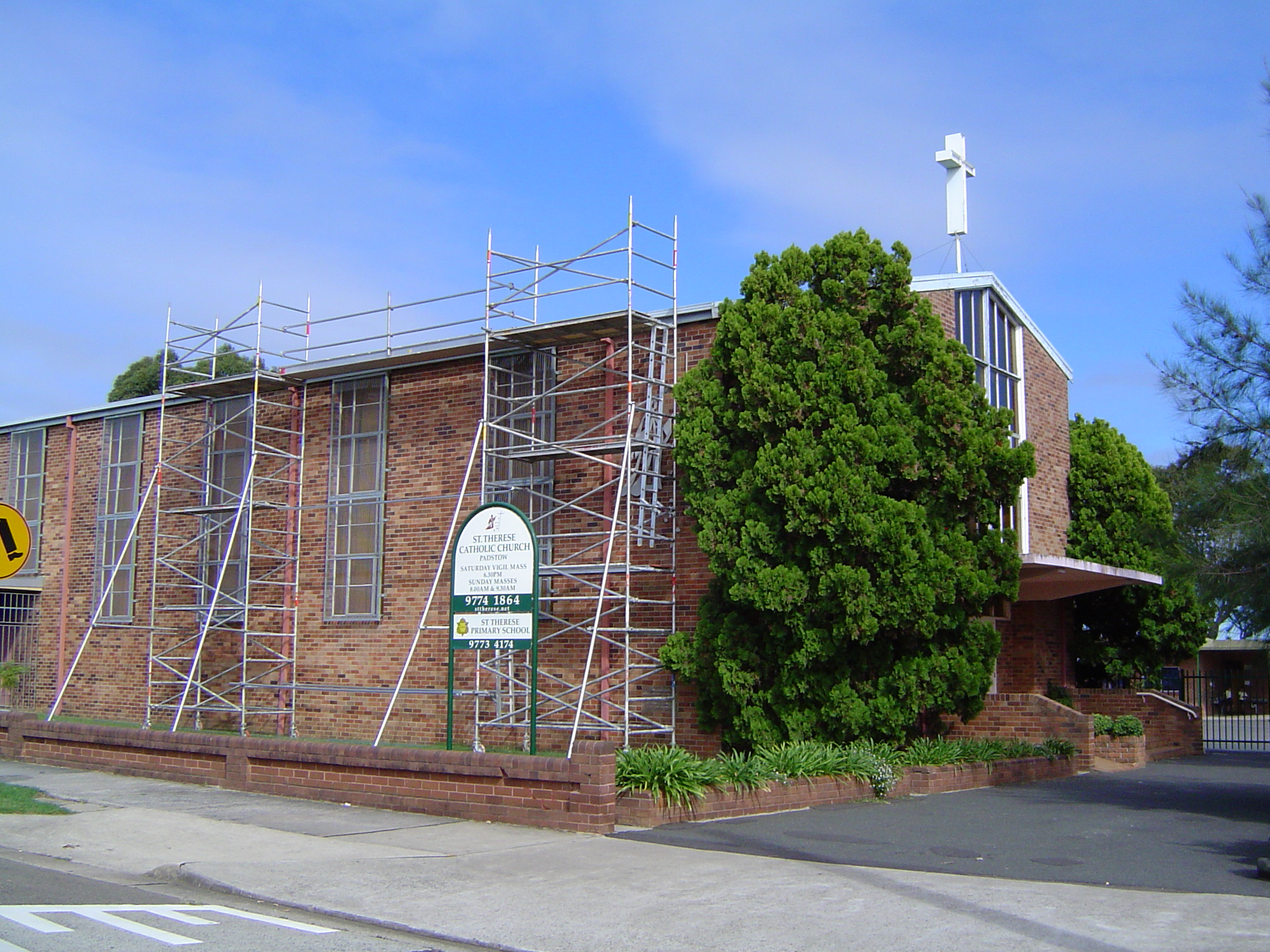 New church roof Photo Album of St Therese Parish, Padstow.